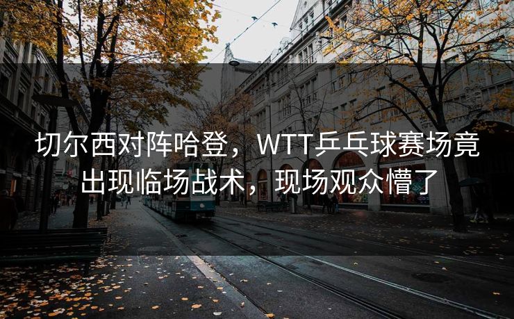 切尔西对阵哈登，WTT乒乓球赛场竟出现临场战术，现场观众懵了
